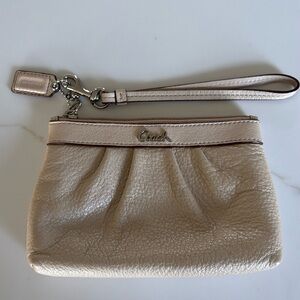 Coach Leather Wristlet